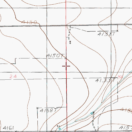 Topographic Map of 11014 Water Well, NM