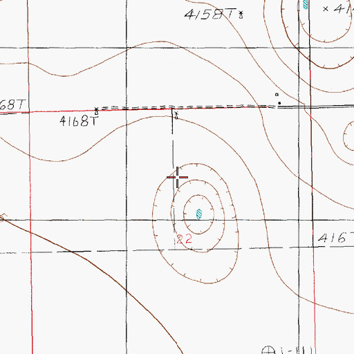 Topographic Map of 10992 Water Well, NM
