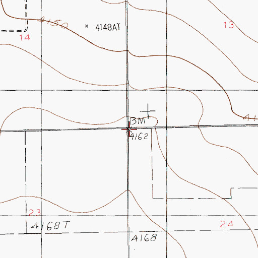 Topographic Map of 10989 Water Well, NM