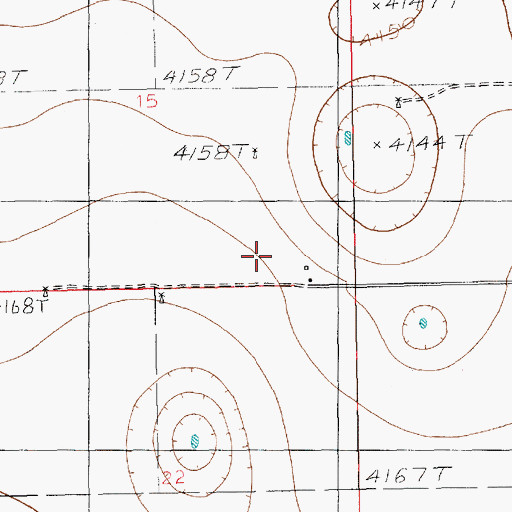 Topographic Map of 10991 Water Well, NM
