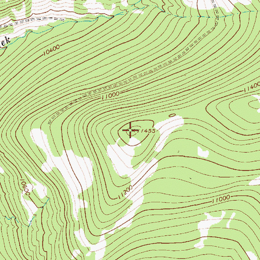 Topographic Map of Mount Barker, NM