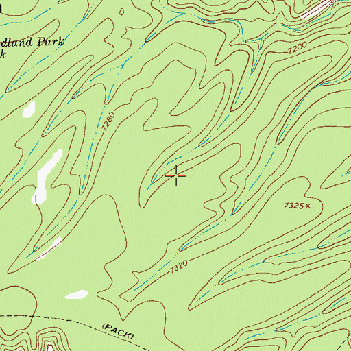 Topographic Map of Gila National Forest, NM