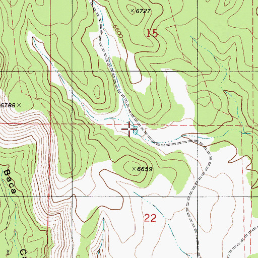 Topographic Map of Pipline Tank, NM
