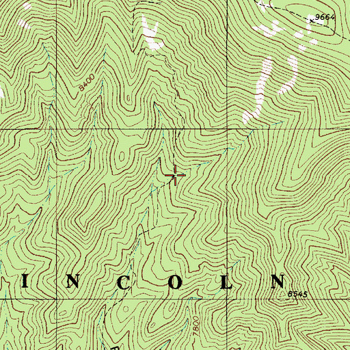 Topographic Map of Alice Spring, NM