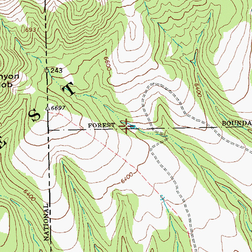 Topographic Map of Big High Tank, NM