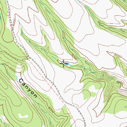 Topographic Map of Middle Tank, NM