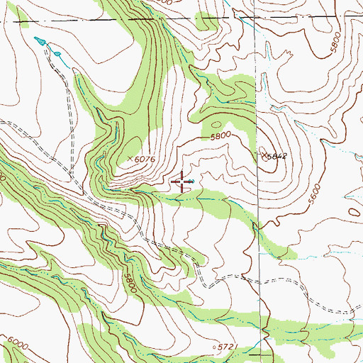 Topographic Map of Ditch Tank, NM