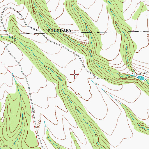 Topographic Map of Cradle Mesa Corral, NM