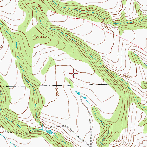 Topographic Map of Hobbled Steer Tank, NM