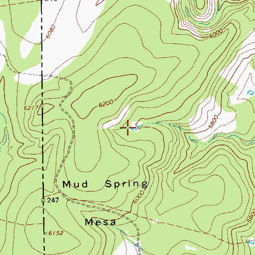 Topographic Map of Tomcat Tank, NM