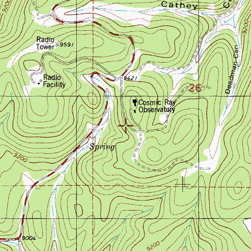Topographic Map of Mountain Laboratory, NM