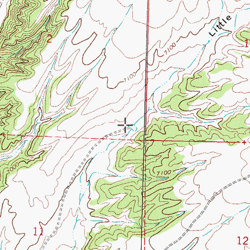 Topographic Map of Lower Pigeon Tank, NM