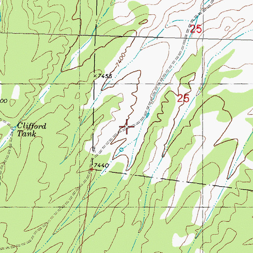 Topographic Map of Lockney place, NM