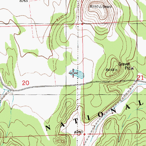Topographic Map of Powerline Tank, NM