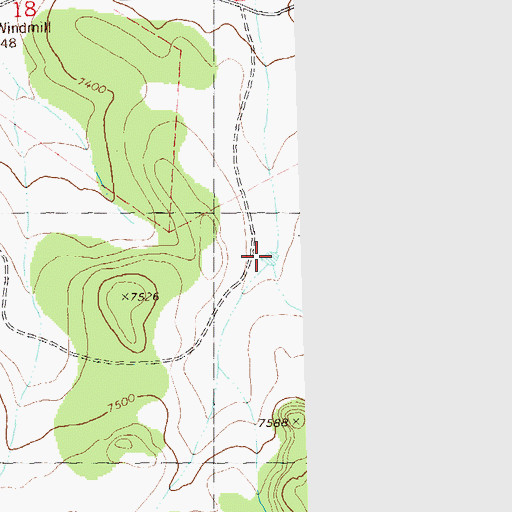 Topographic Map of Garcia Tank, NM