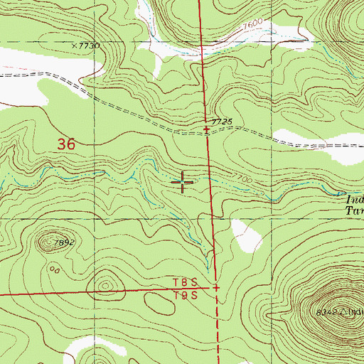 Topographic Map of Garcia Trick Tank, NM