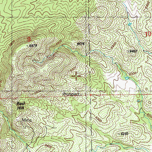 Topographic Map of Copeland Tank, NM