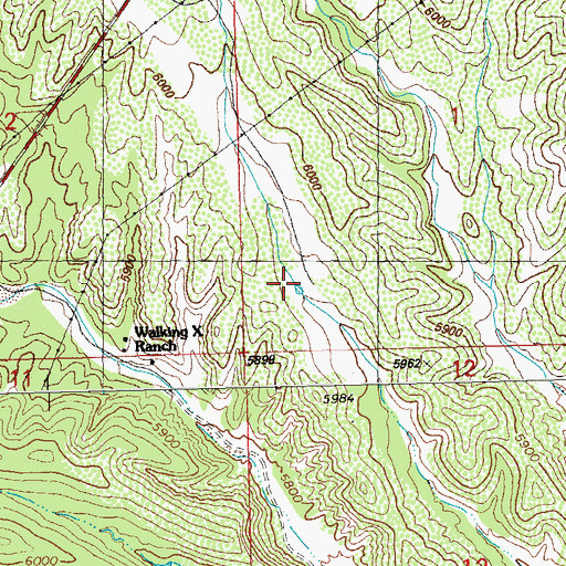 Topographic Map of Tank Number One, NM