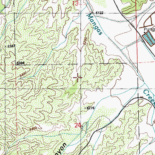 Topographic Map of Redrock Tank, NM