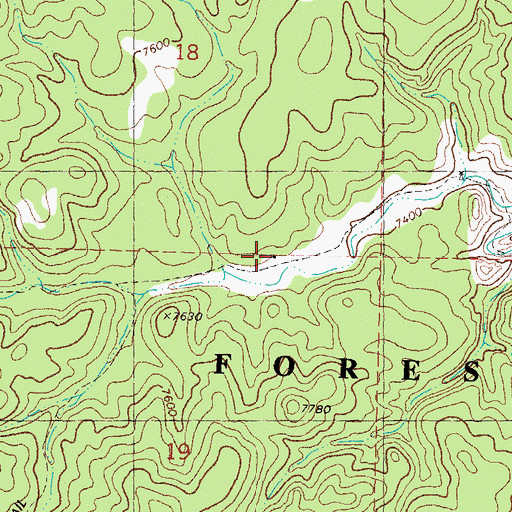 Topographic Map of Santana Ranch, NM