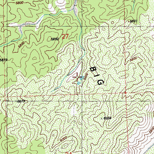 Topographic Map of Silver Dale Tank, NM