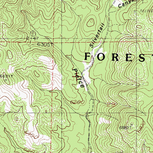 Topographic Map of Lockwood Well, NM