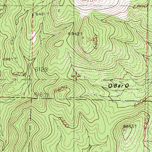 Topographic Map of Jalarosa Tank, NM