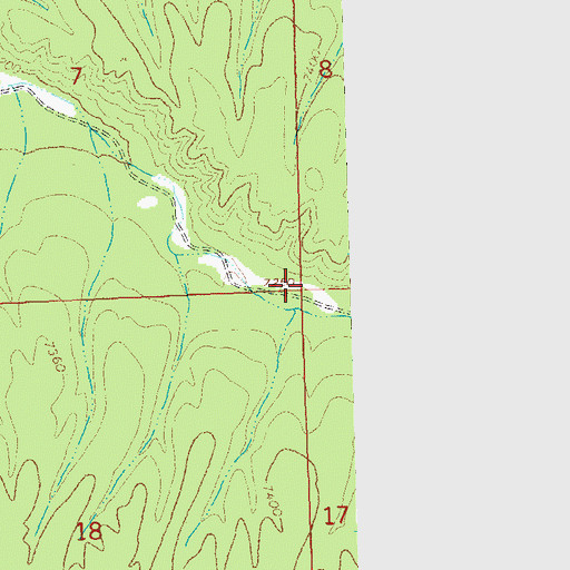 Topographic Map of Doagy Spring, NM