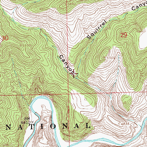 Topographic Map of Sipes Spring, NM