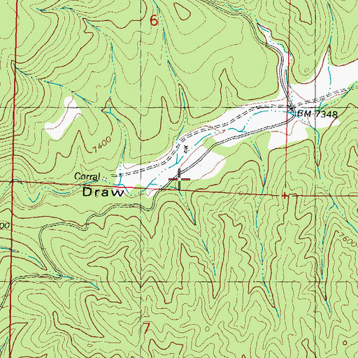 Topographic Map of Sevety-four Draw Well, NM