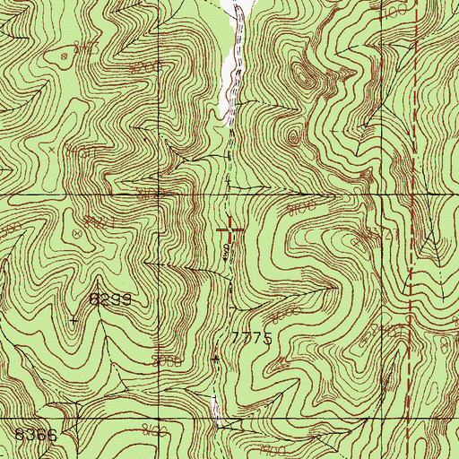 Topographic Map of Corral Tank, NM