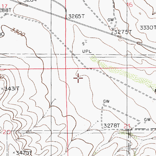 Topographic Map of Eddy County, NM