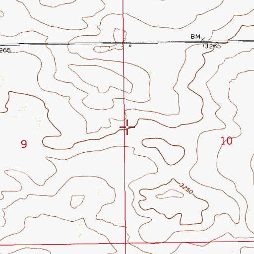 Topographic Map of 08043 Water Well, NM