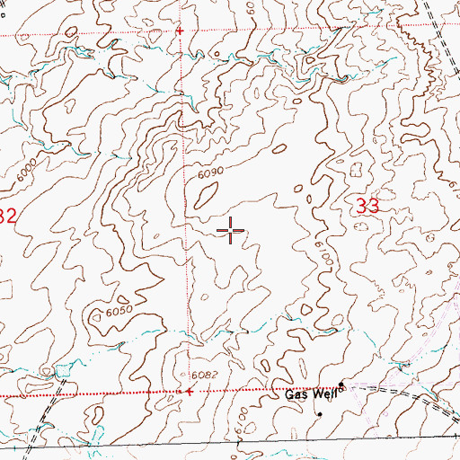 Topographic Map of San Juan County, NM