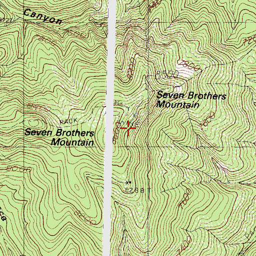 Topographic Map of Big Japanese Mine, NM