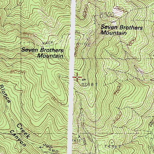 Topographic Map of Japanese Mine, NM