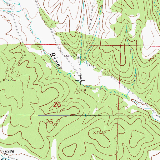 Topographic Map of Timberon Airport, NM