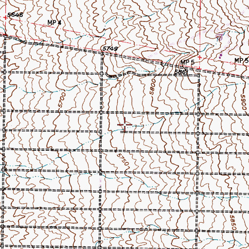 Topographic Map of Chowning Heliport, NM