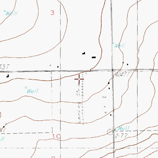 Topographic Map of Aero Tech Inc Airport, NM