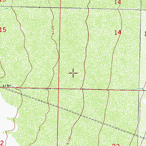 Topographic Map of First Aero Squadron Airpark, NM