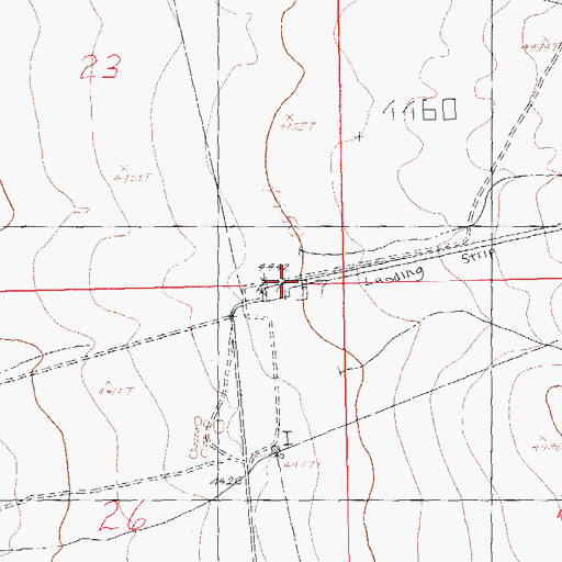 Topographic Map of Playas Air Strip, NM