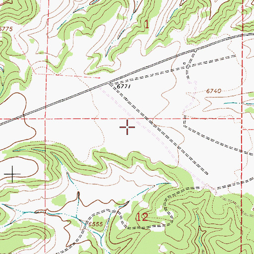 Topographic Map of Sierra Blanca Regional Airport, NM