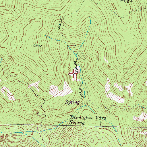 Topographic Map of Apache Kid Wilderness, NM