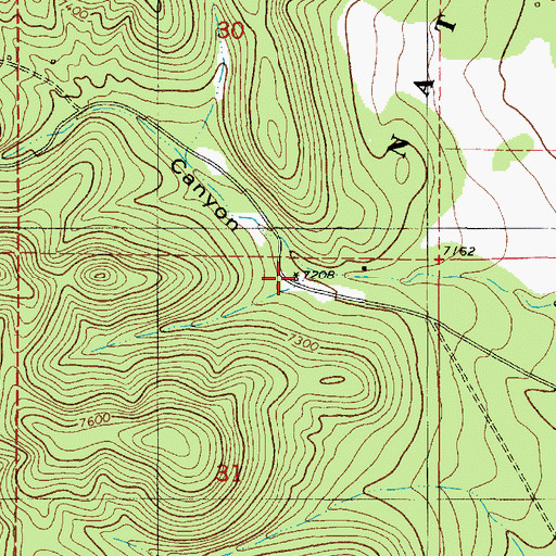 Topographic Map of El Paso Wells, NM