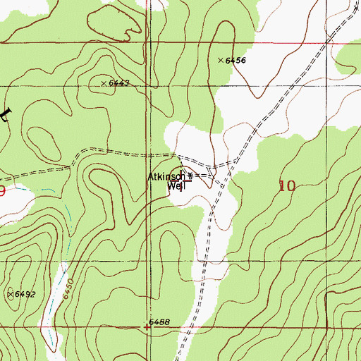 Topographic Map of Atkinson Windmill, NM