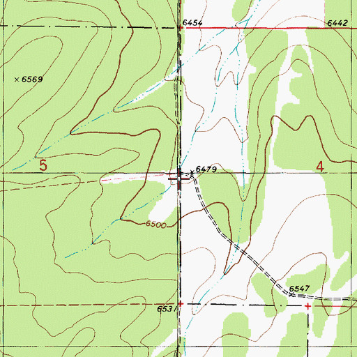 Topographic Map of Pruiett Windmill, NM