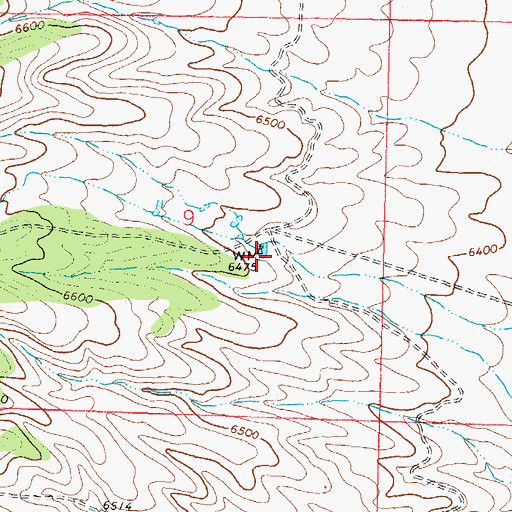 Topographic Map of Deep Windmill, NM