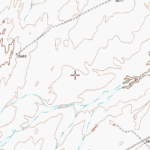 Topographic Map of Tunicha Valley, NM
