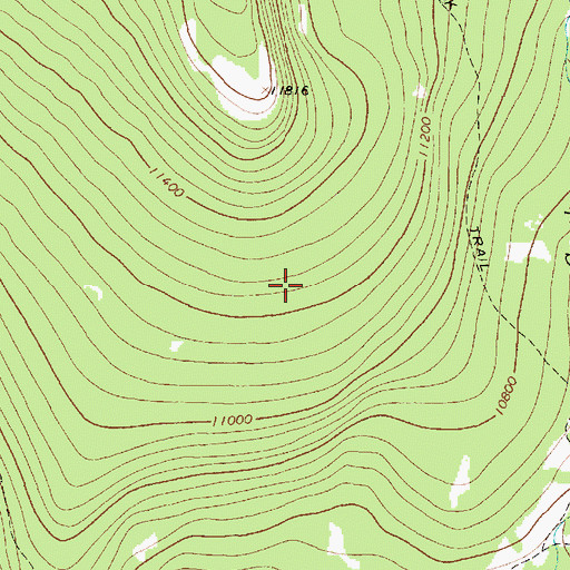 Topographic Map of Pecos Wilderness, NM