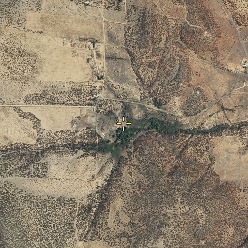 Aerial/Satellite Image of Quarai Post Office, NM